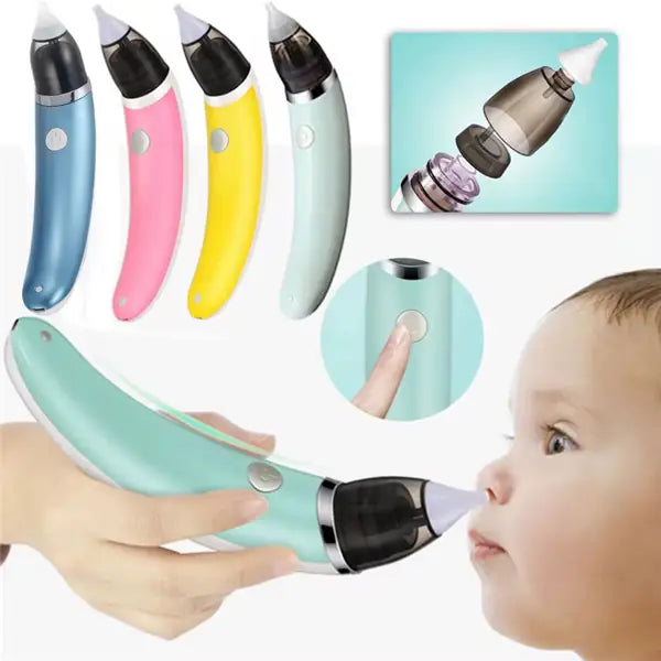 Aspirateur Nasal Rechargeable- Soulage instantanément le nez bouché de votre bébé !