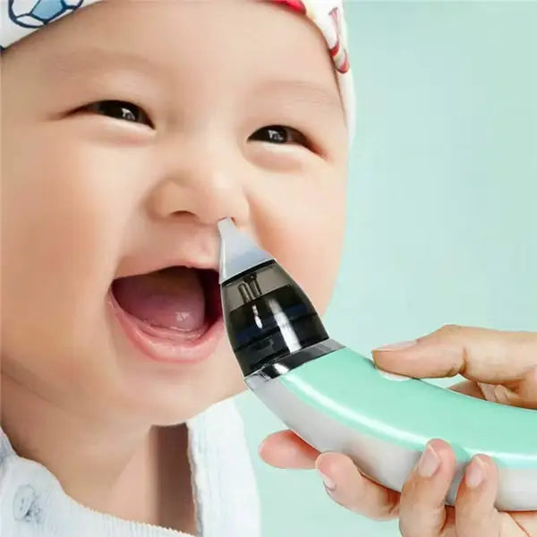 Aspirateur Nasal Rechargeable- Soulage instantanément le nez bouché de votre bébé !