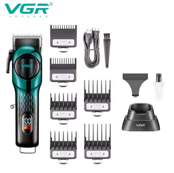 VGR 166 Originale Et Performante – Tondeuse de Précision pour Cheveux, Barbe & Contours