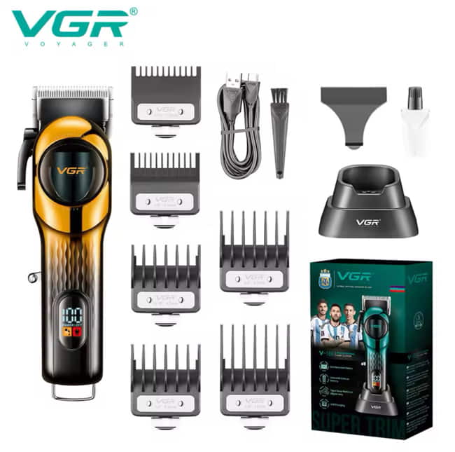 VGR 166 Originale Et Performante – Tondeuse de Précision pour Cheveux, Barbe & Contours