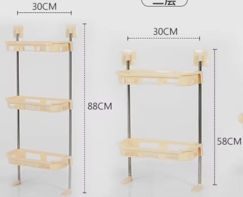 Étagère Murale de Rangement pour Toilettes & Salle de Bain – Installation Sans Perçage
