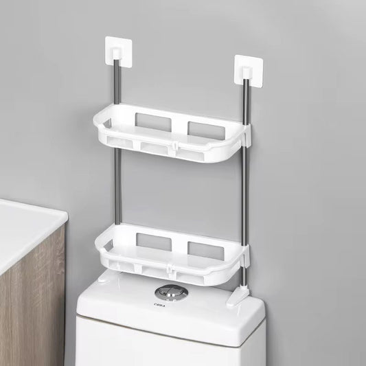 Étagère Murale de Rangement pour Toilettes & Salle de Bain – Installation Sans Perçage