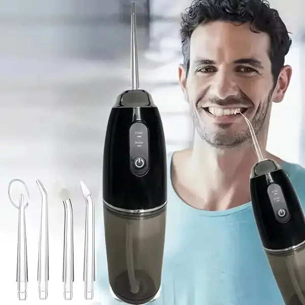 Appareil Bucco-Dentaire Rechargeable: Nettoyage en profondeur, dents plus blanches et gencives renforcées !