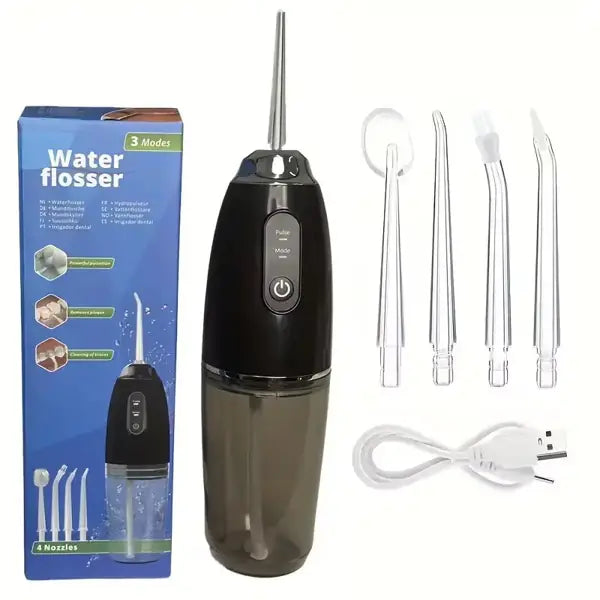 Appareil Bucco-Dentaire Rechargeable: Nettoyage en profondeur, dents plus blanches et gencives renforcées !