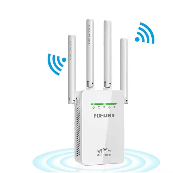 Amplificateur Wi-Fi Ultra Puissant à 4 Antennes – Connexion Rapide et Stable Partout !