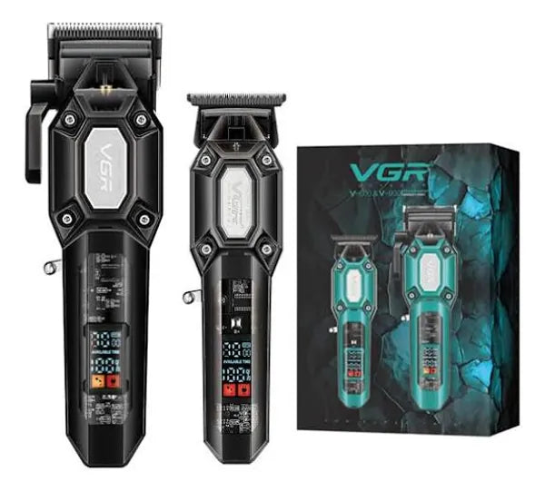 Tondeuse Professionnelle 2 en 1 VGR 600-VGR900 – Cheveux & Barbe – Haute précision