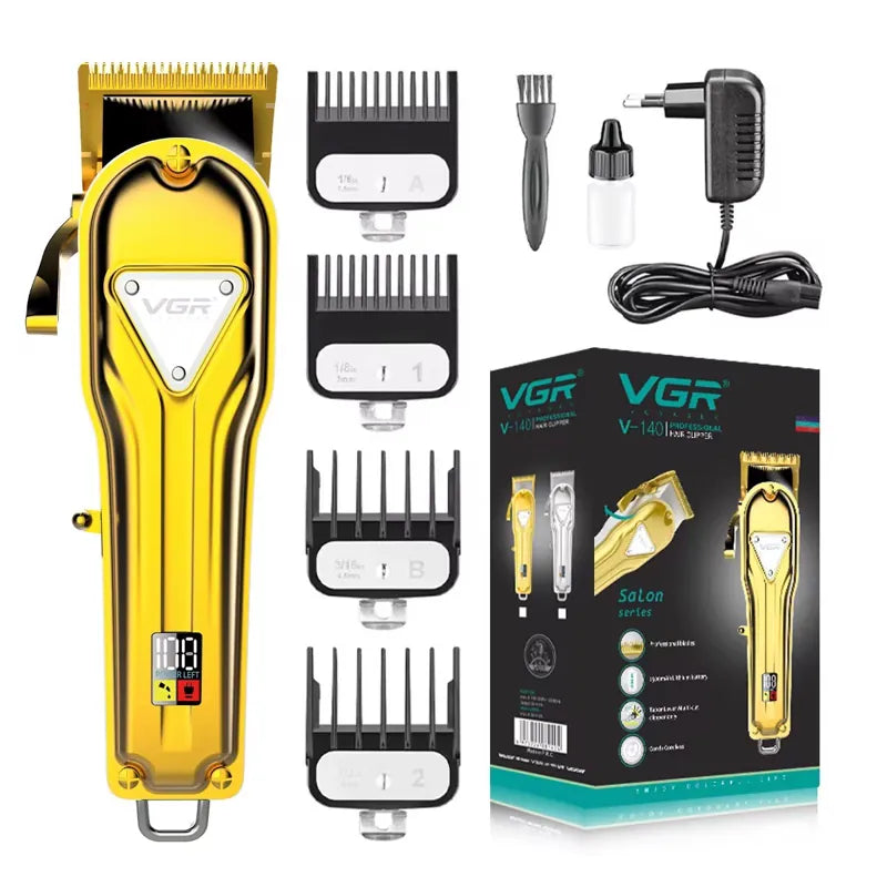 Tondeuse Professionnelle VGR V-140 — Or ou Argent — Écran LED