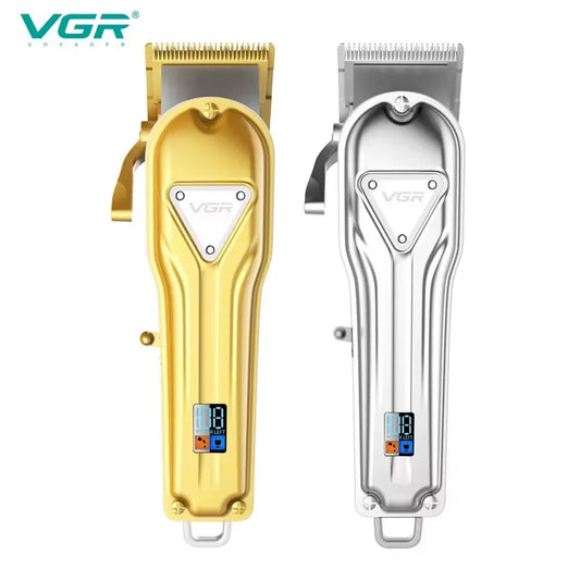 Tondeuse Professionnelle VGR V-140 — Or ou Argent — Écran LED