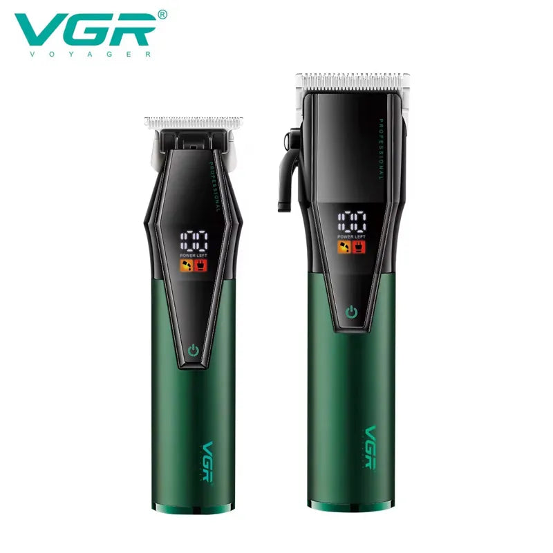 Tondeuse Professionnelle 2-en-1 VGR V-677 — Ultra Précise + Écran LED
