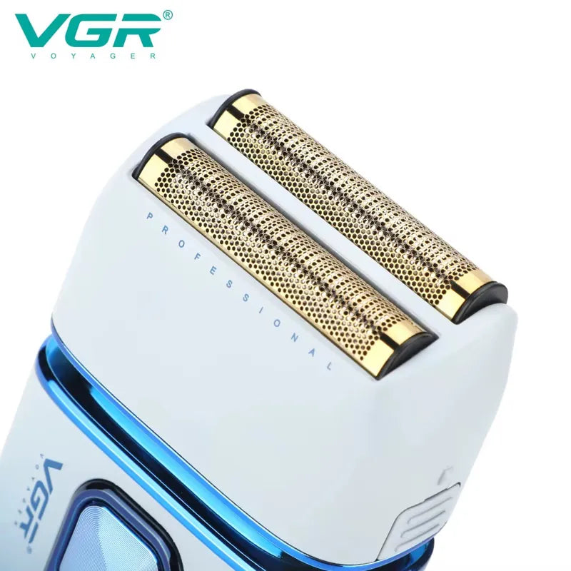 VGR 362 – Rasoir Électrique Professionnel – Coupe Ultra Nette | Barbe & Crâne | Recharge USB