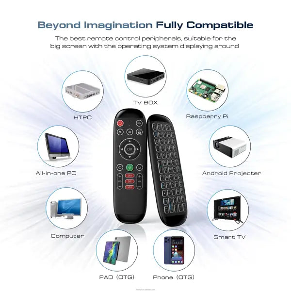 Télécommande Universelle Rechargeable - Souris & Clavier