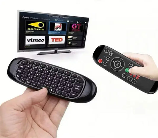 Télécommande Universelle Rechargeable –  Avec Clavier, Souris & Contrôle Vocal