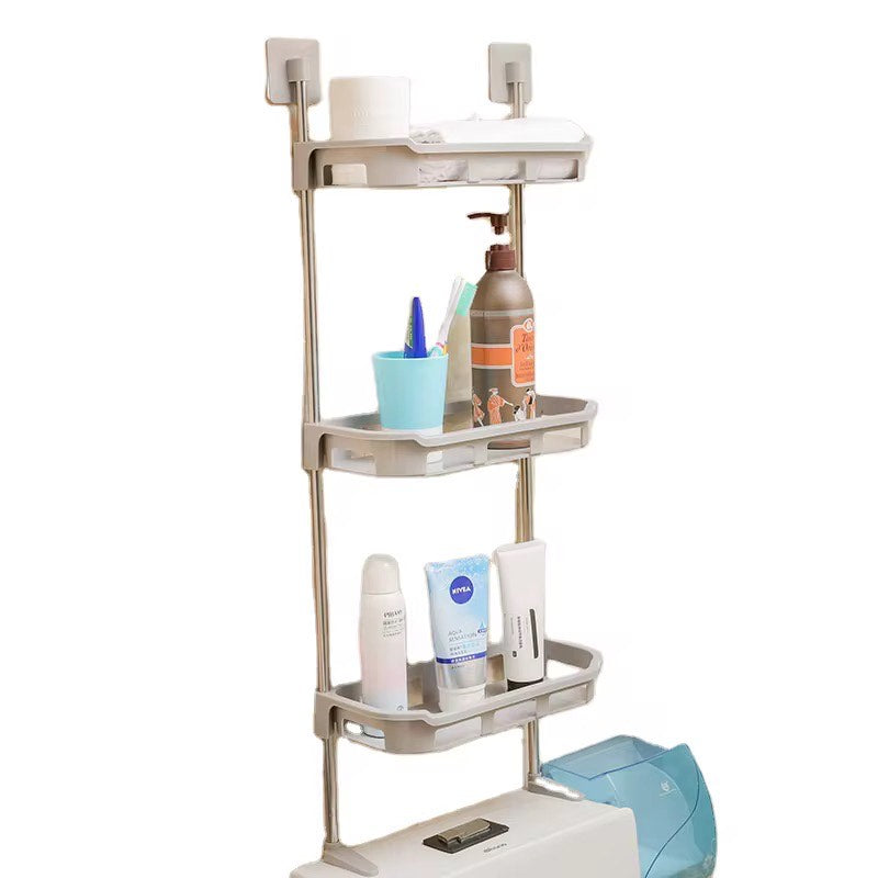 Étagère Murale de Rangement pour Toilettes & Salle de Bain – Installation Sans Perçage