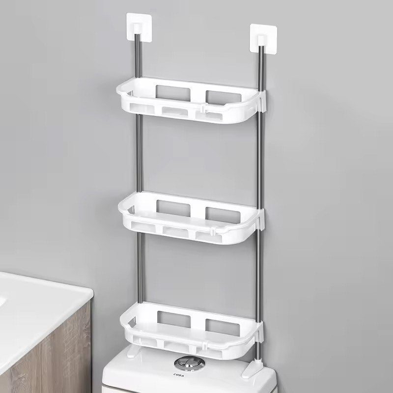 Étagère Murale de Rangement pour Toilettes & Salle de Bain – Installation Sans Perçage
