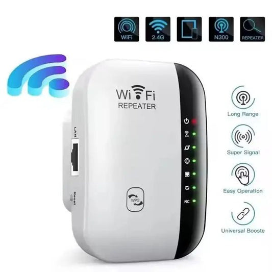Répéteur & Amplificateur WiFi – Étendez Votre Connexion en Quelques Secondes Dans n'importe quelle pièce