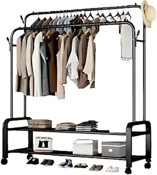 Support De Vêtement Avec Rangement- Vêtements; Chaussures; Sacs; Chapeaux Etc...