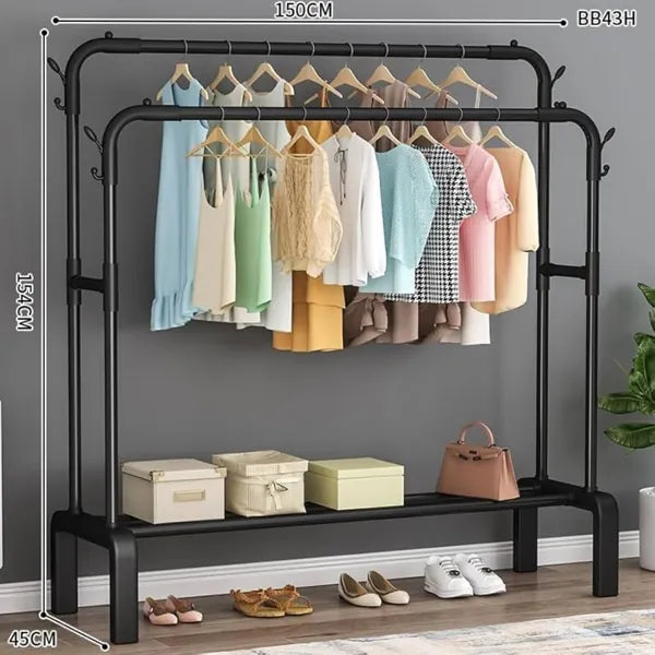 Support De Vêtement Avec Rangement- Vêtements; Chaussures; Sacs; Chapeaux Etc...