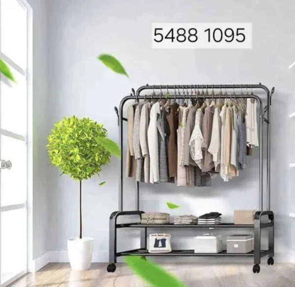 Support De Vêtement Avec Rangement- Vêtements; Chaussures; Sacs; Chapeaux Etc...